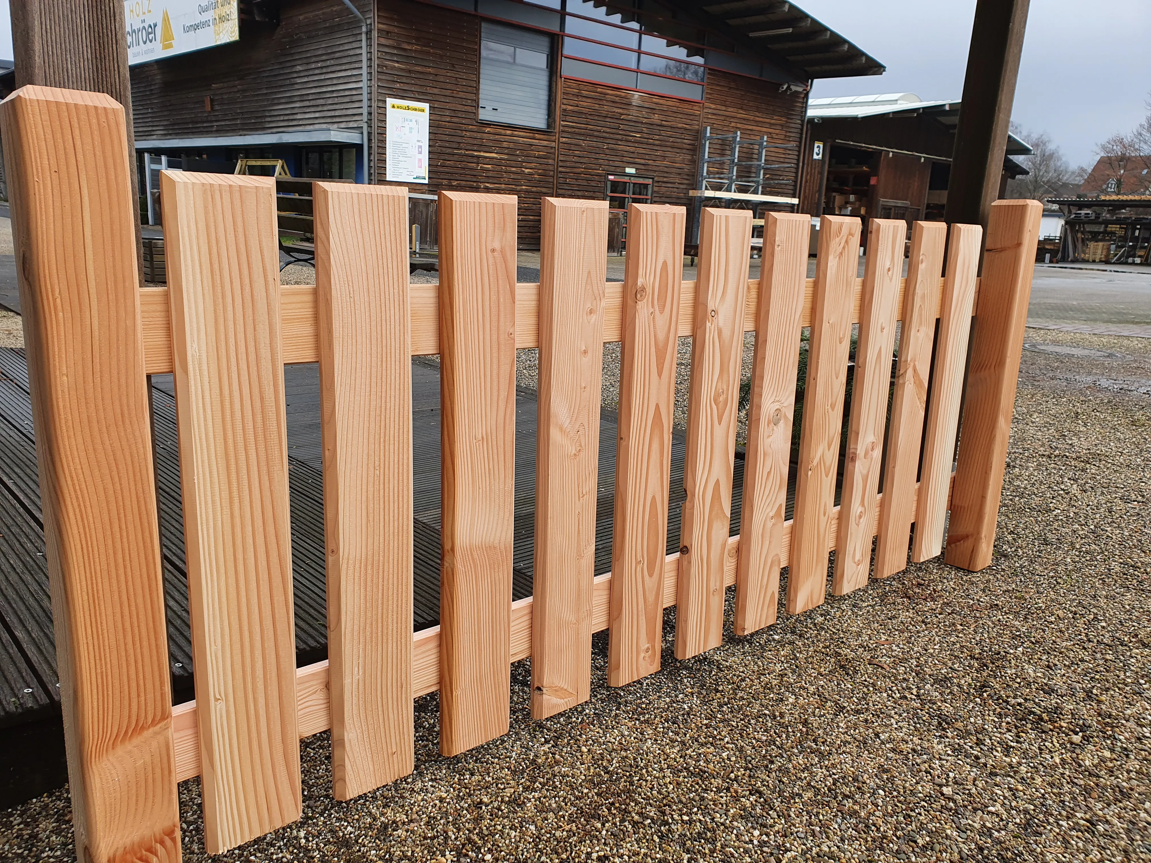 Vorgartenzaun Mussum           200x60 cm