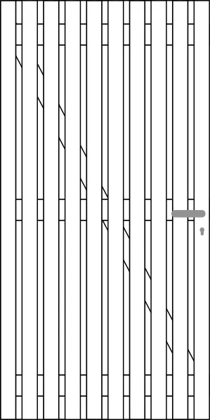 Gartentor Marienbaum  100x180cm