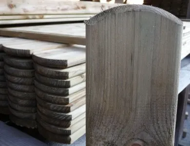 21x92 mm    Zaunprofil  Hamminkeln 100cm