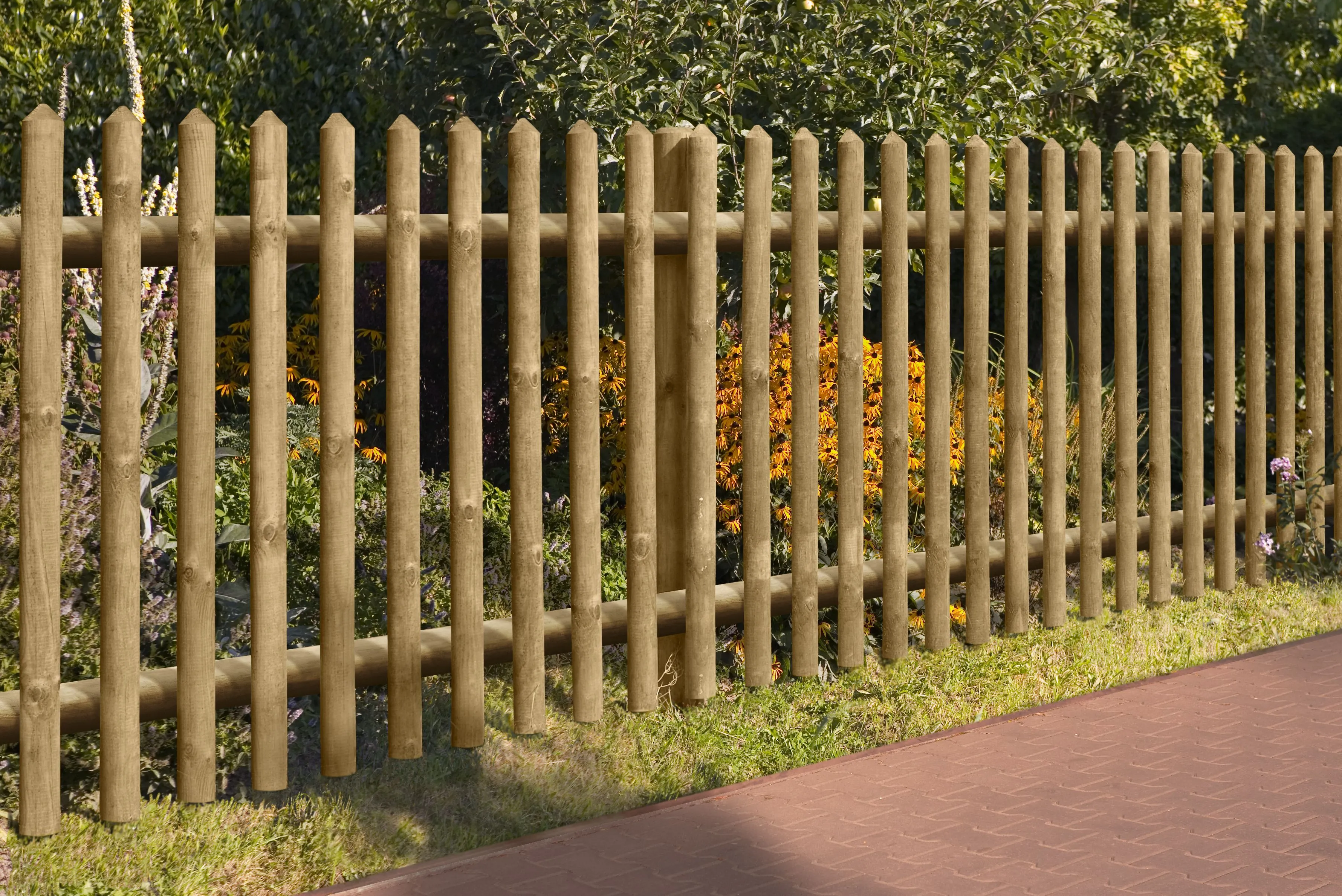 Senkrechtzaun               250 x 100 cm