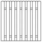 Sichtblende Boleo gerade     180x180 cm