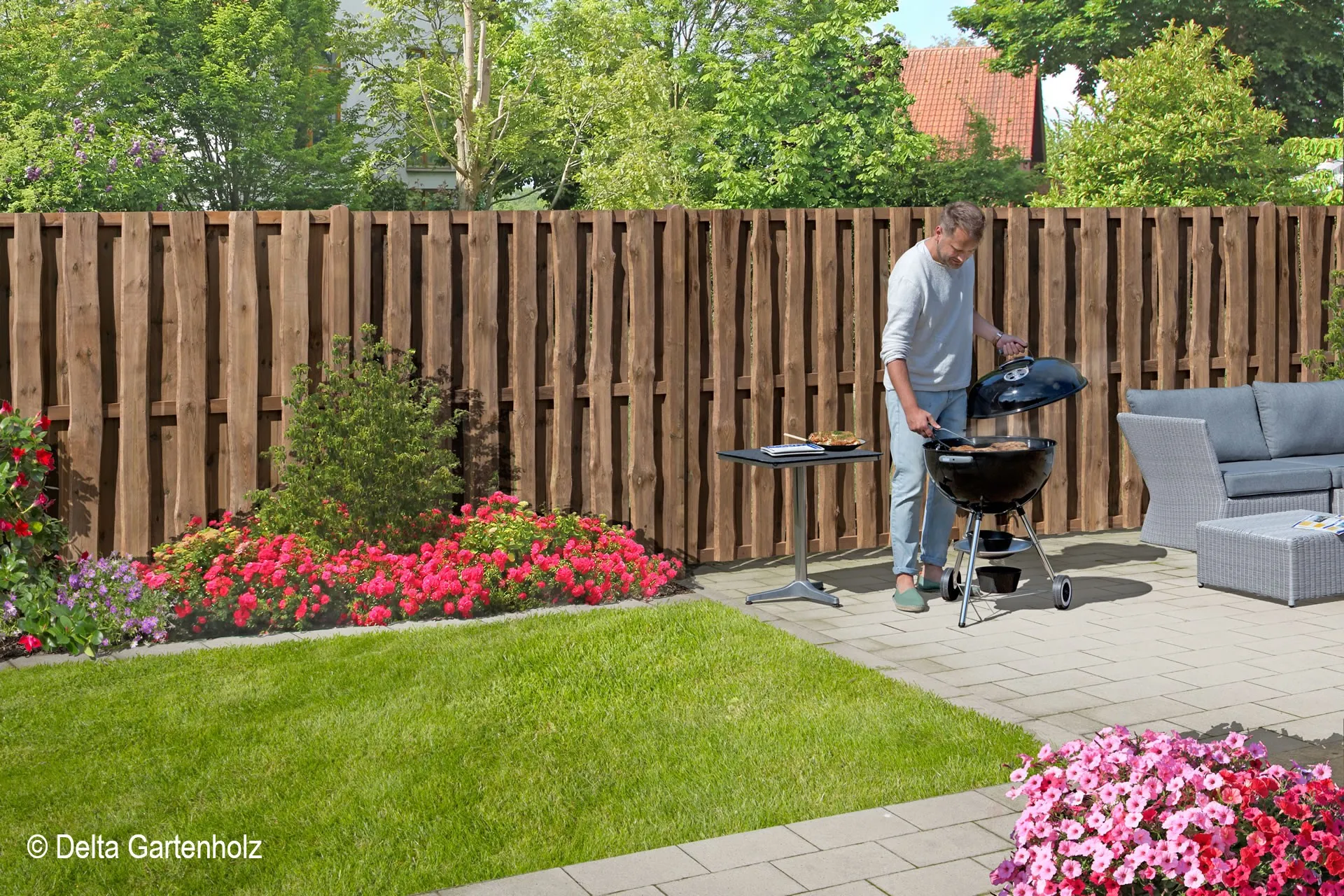 Sichtblende Natura gerade      180x180cm