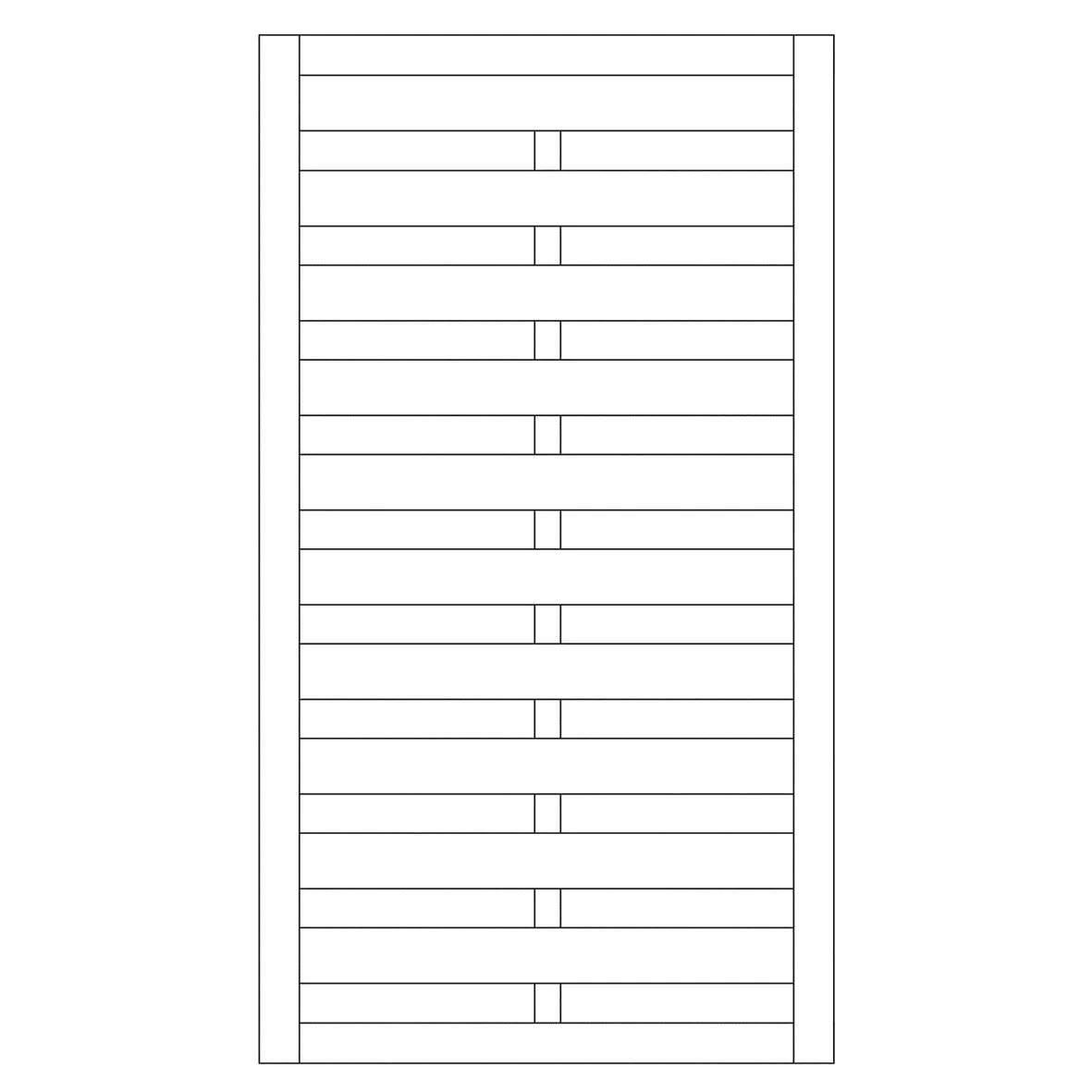 Gartentor Dichtzaun    100x180 cm