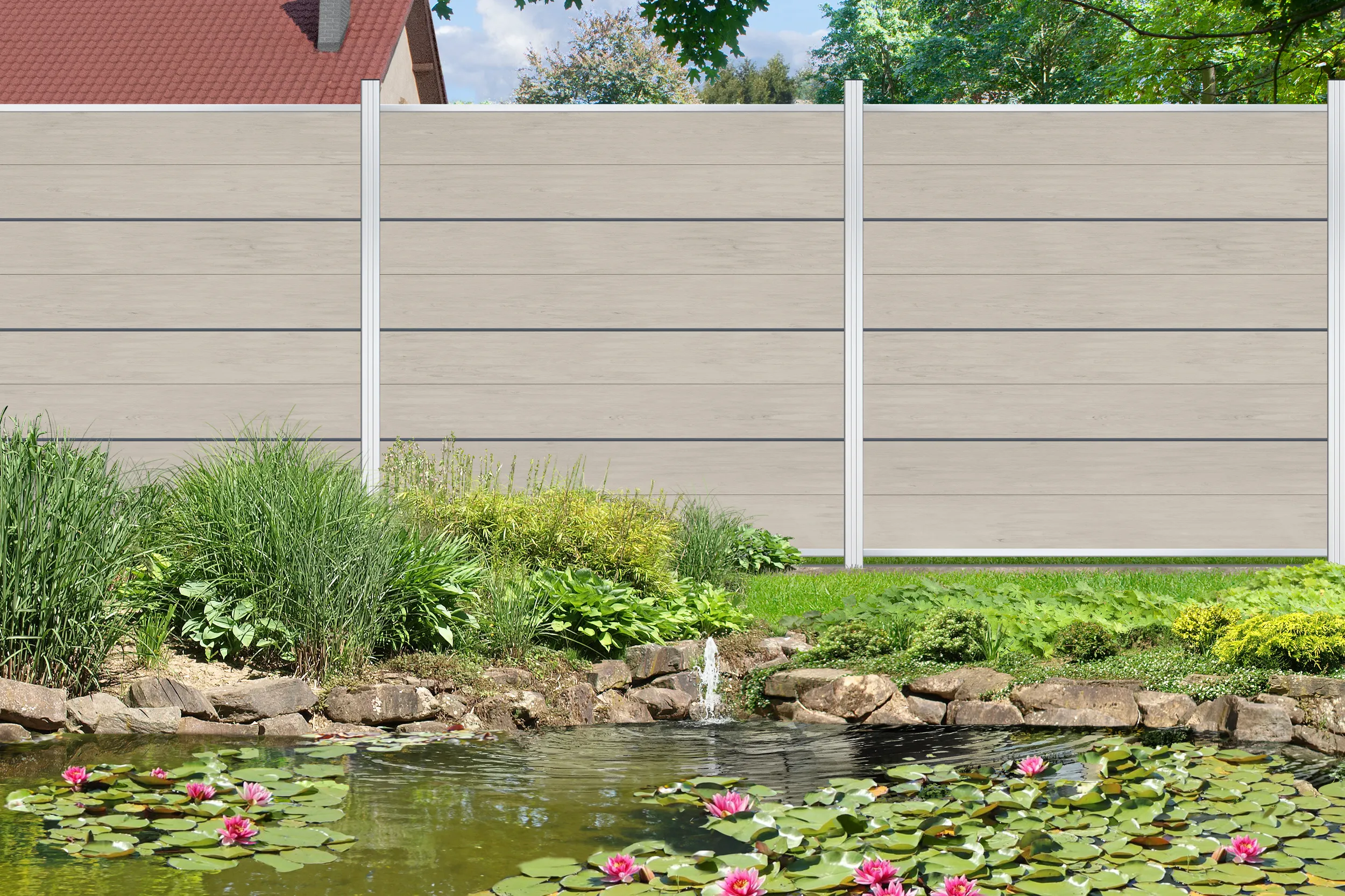 Sichtblende Easy-Fence WPC  180x87cm