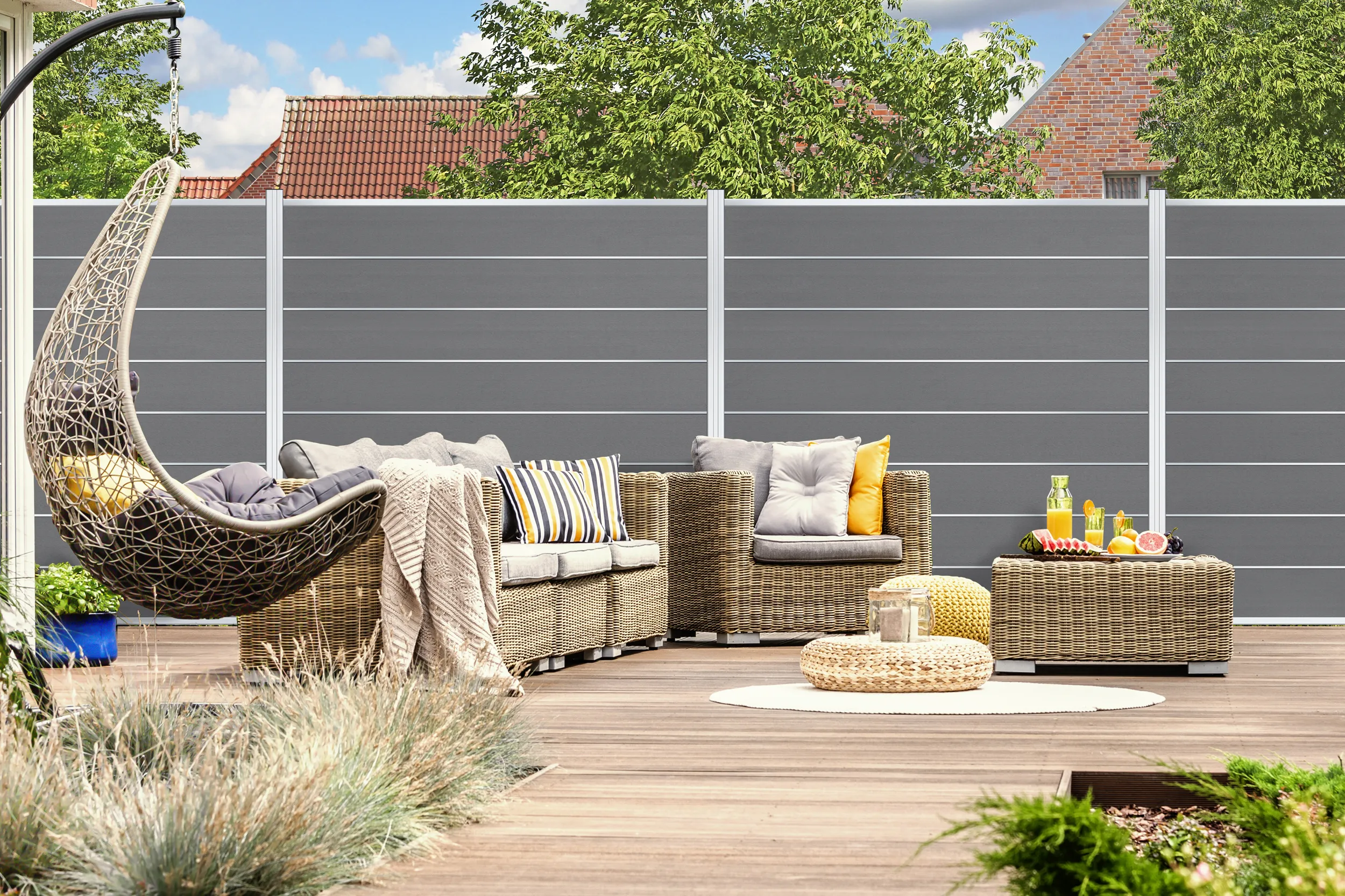 Sichtblende Easy-Fence WPC  180x87cm