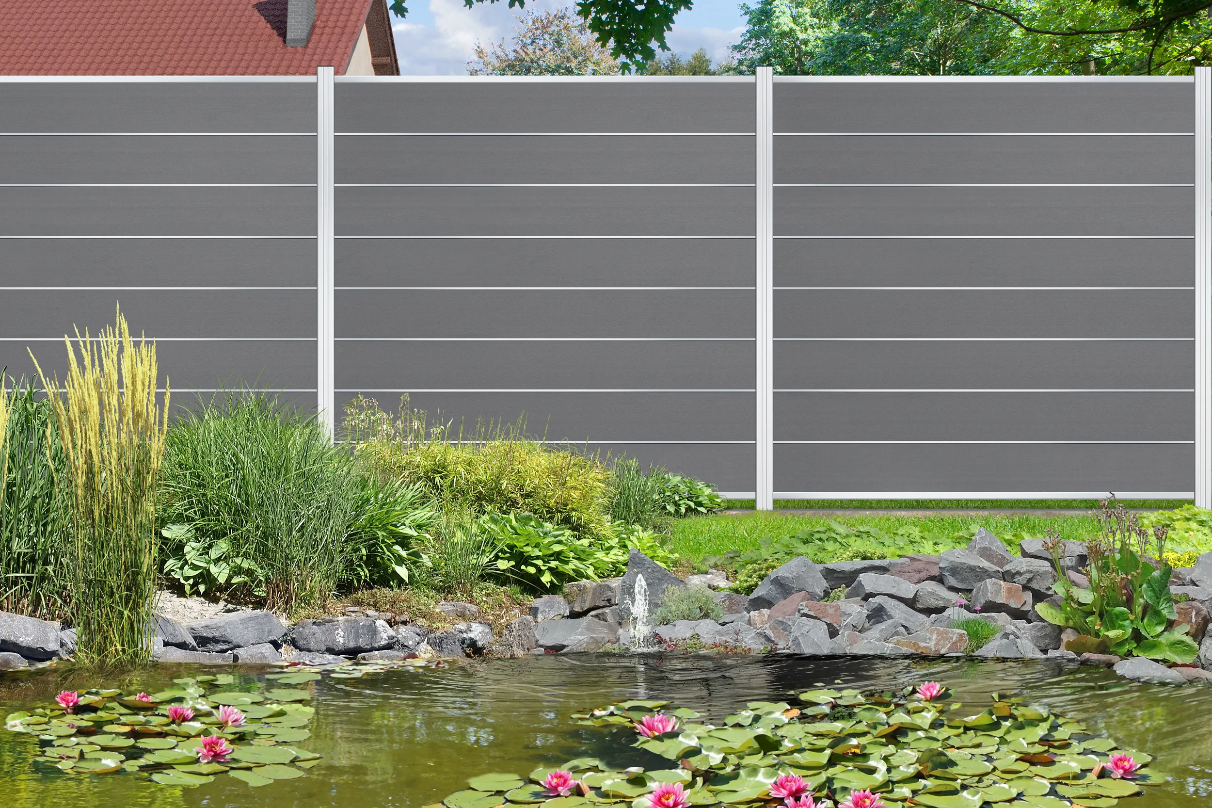 Sichtblende Easy-Fence WPC  180x87cm