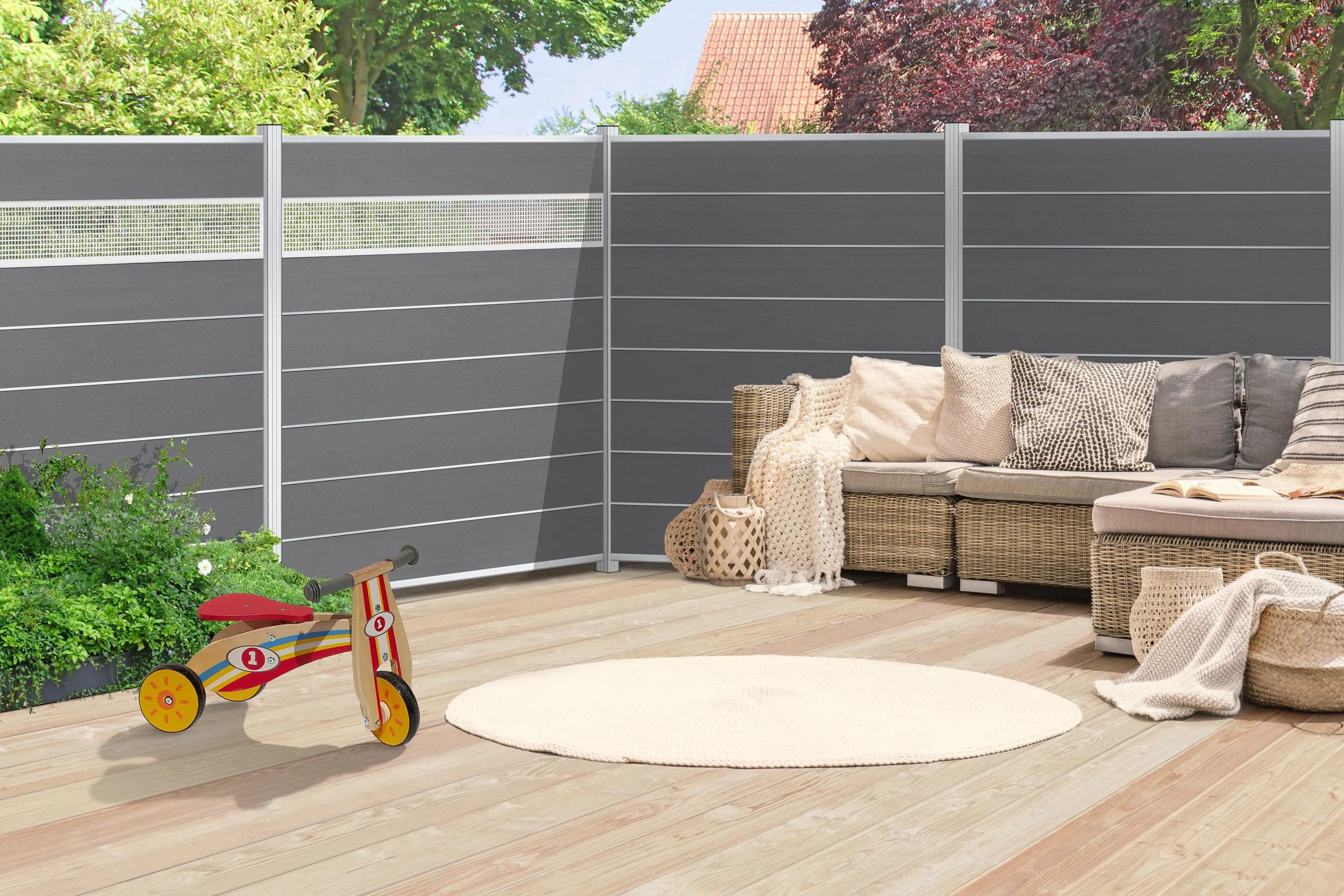 Sichtblende Easy-Fence WPC  180x87cm