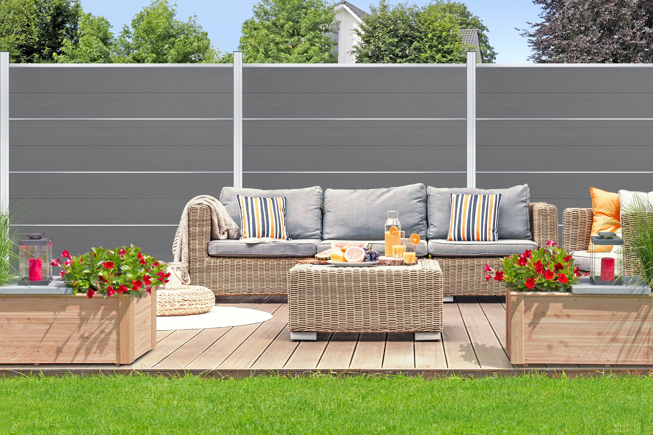 Sichtblende Easy-Fence WPC  180x87cm