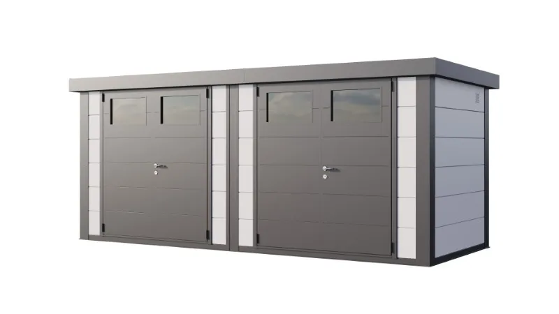 Metall Doppelgartenhaus Duo 2721