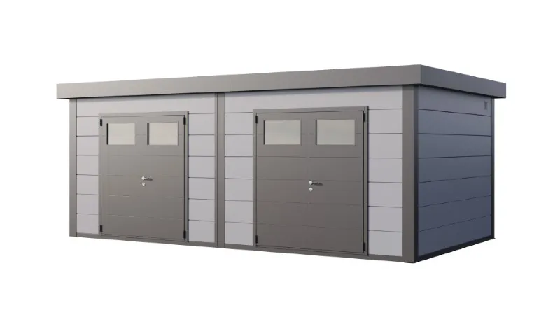 Metall Doppelgartenhaus Duo 3336+