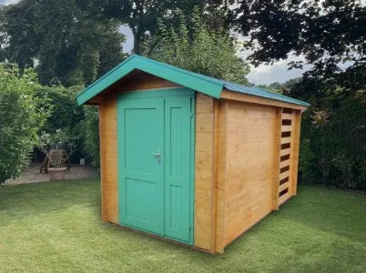 Zuluna Blockhaus 190x340cm, Satteldach