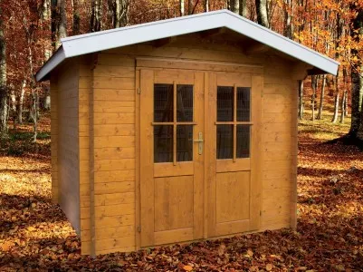 Zuluna Blockhaus 240x240cm, Satteldach