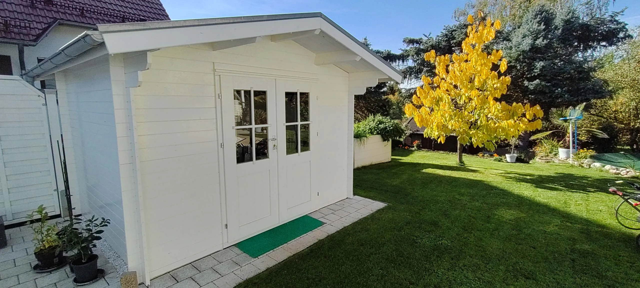 Zuluna Blockhaus 300x240cm, Satteldach