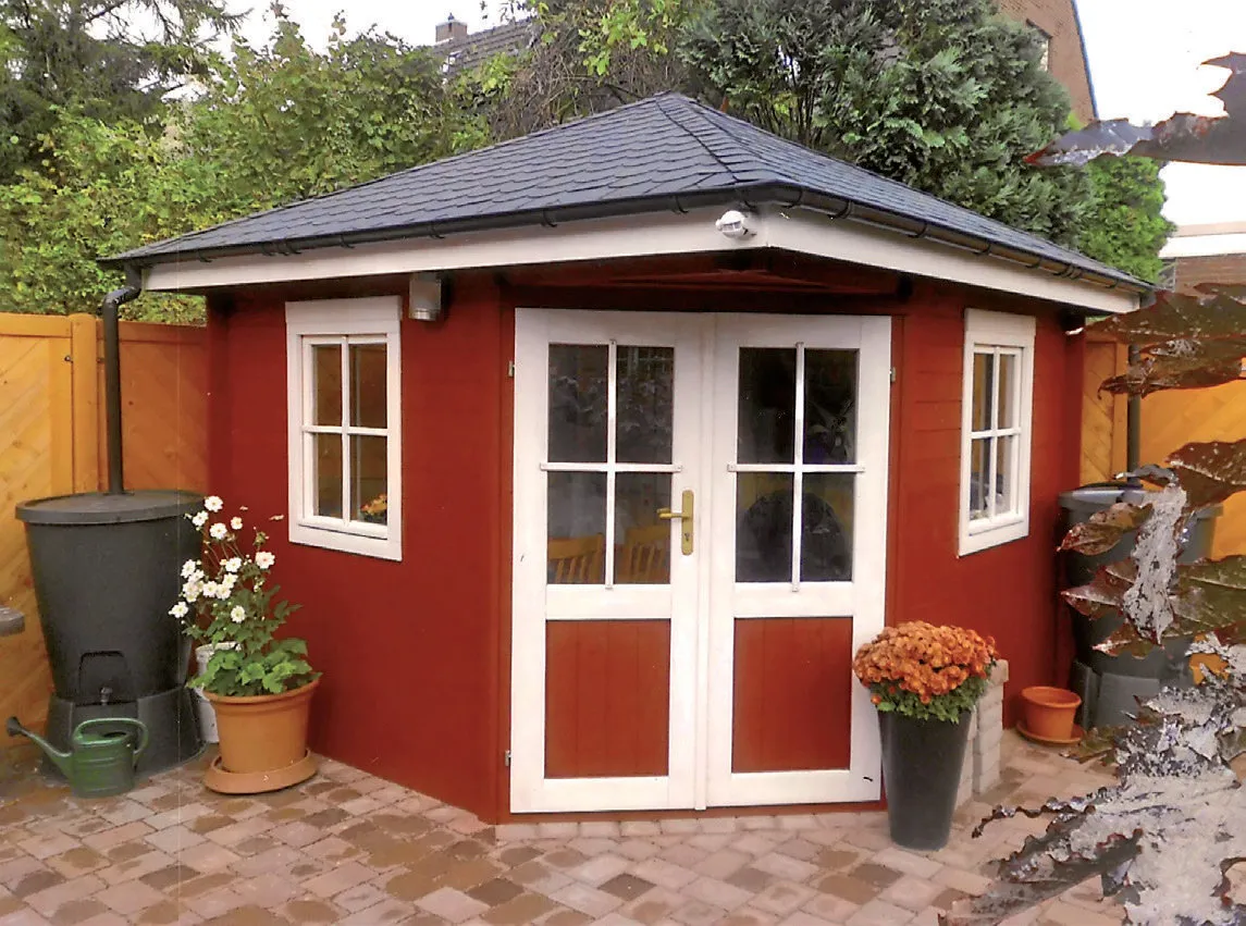Zuluna Blockhaus 280x280cm, Pultdach