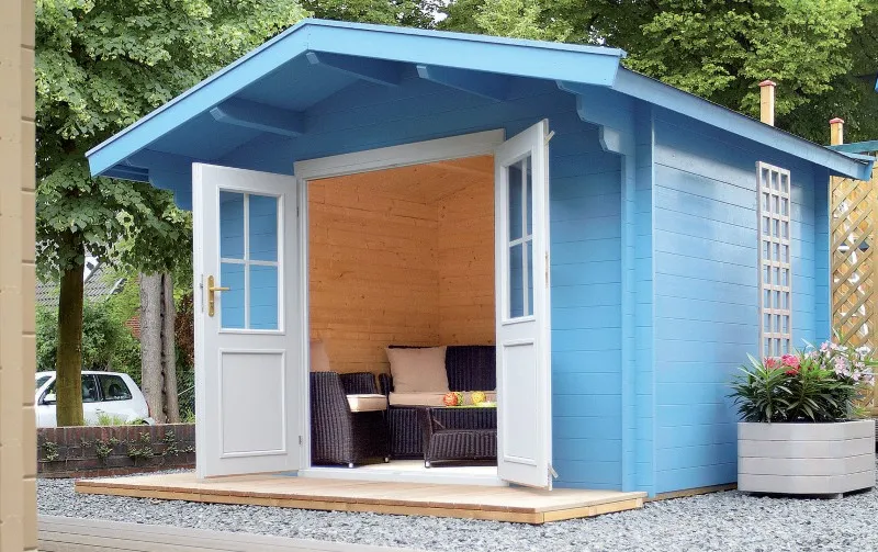 Zuluna Blockhaus 300x200cm, Satteldach