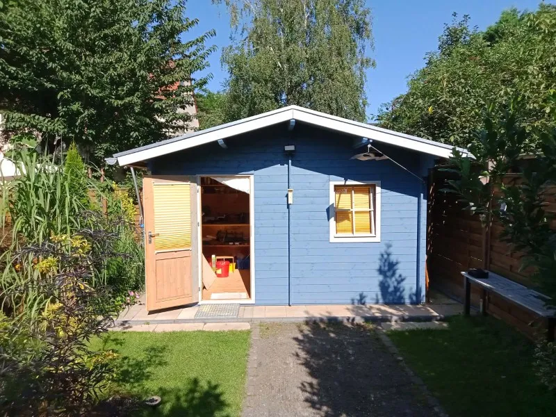 Zuluna Blockhaus 380x420cm, Satteldach