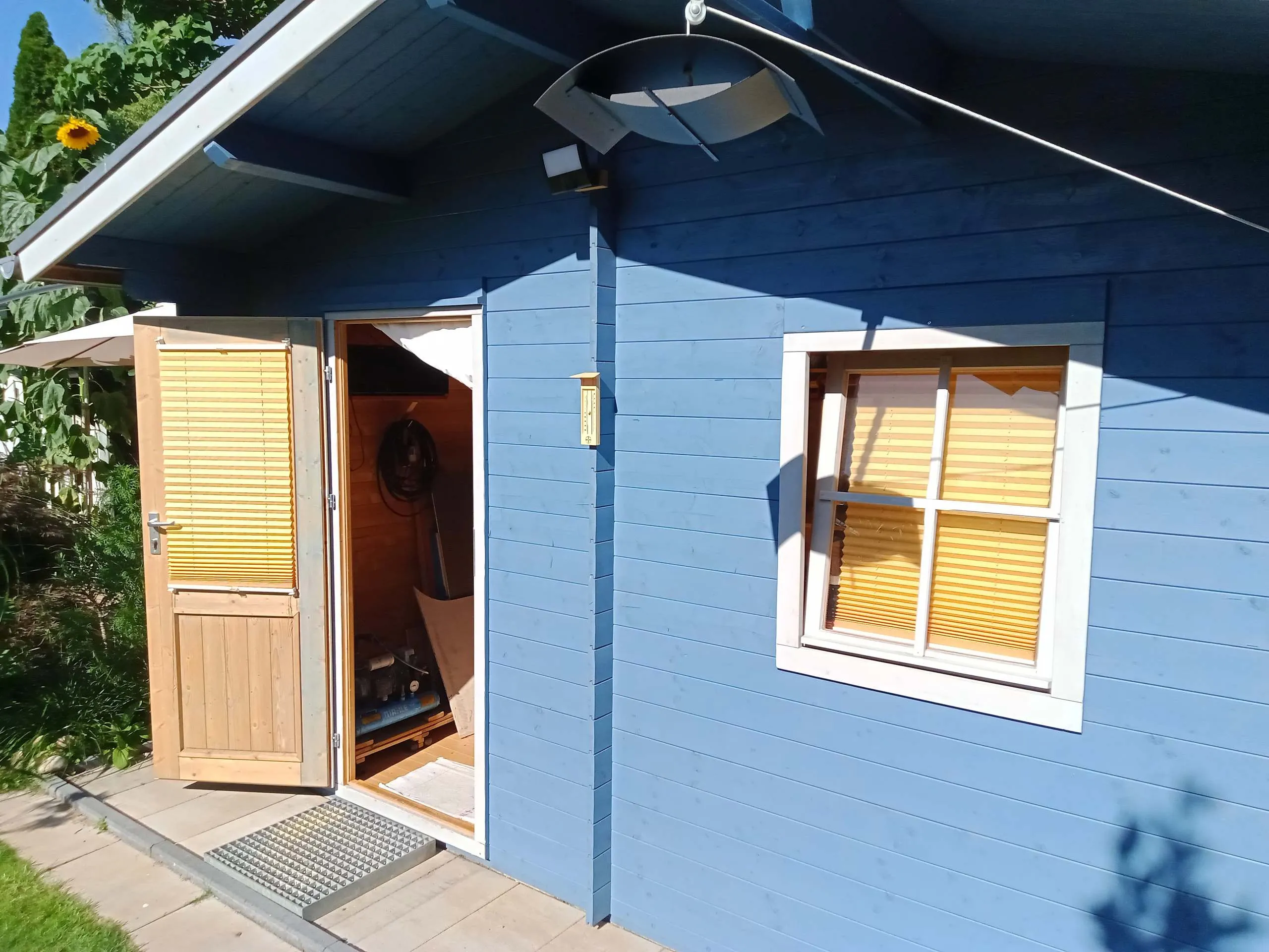 Zuluna Blockhaus 380x420cm, Satteldach