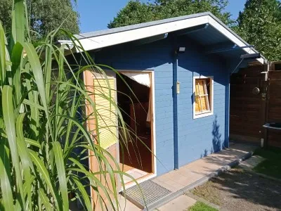 Zuluna Blockhaus 380x420cm, Satteldach