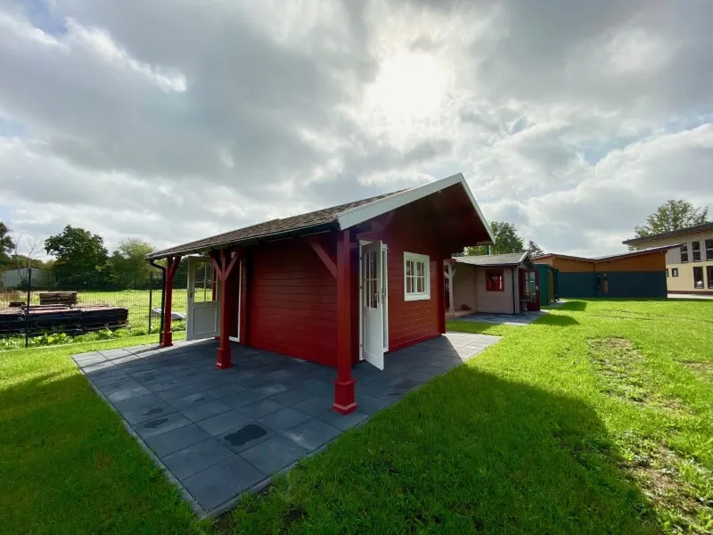 Zuluna Blockhaus 380x420cm, Satteldach