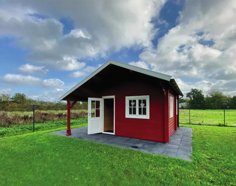 Zuluna Blockhaus 380x420cm, Satteldach