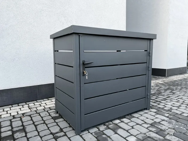 M&uuml;lltonnenbox MAFAL 4 x 120L Tonnen
