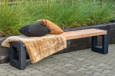 Beton Gartenbank Beton/Esche