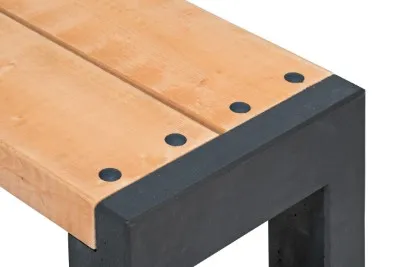 Beton Gartenbank Beton/Esche
