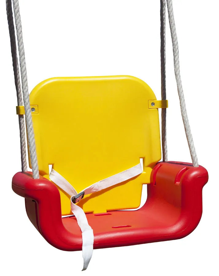 Babysitz verstellbar  rot/gelb/blau