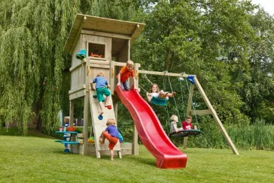 Blue Rabbit Beach Hut Spielturm