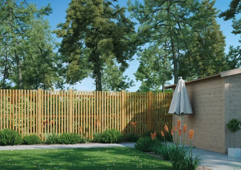 Sichtblende Lattenzaun 180x180 cm