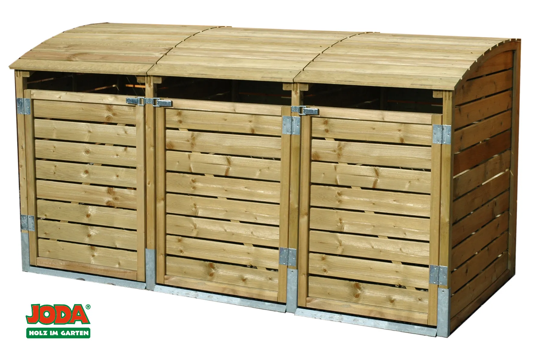 M&uuml;lltonnenbox Trio     230x99x105/120 cm