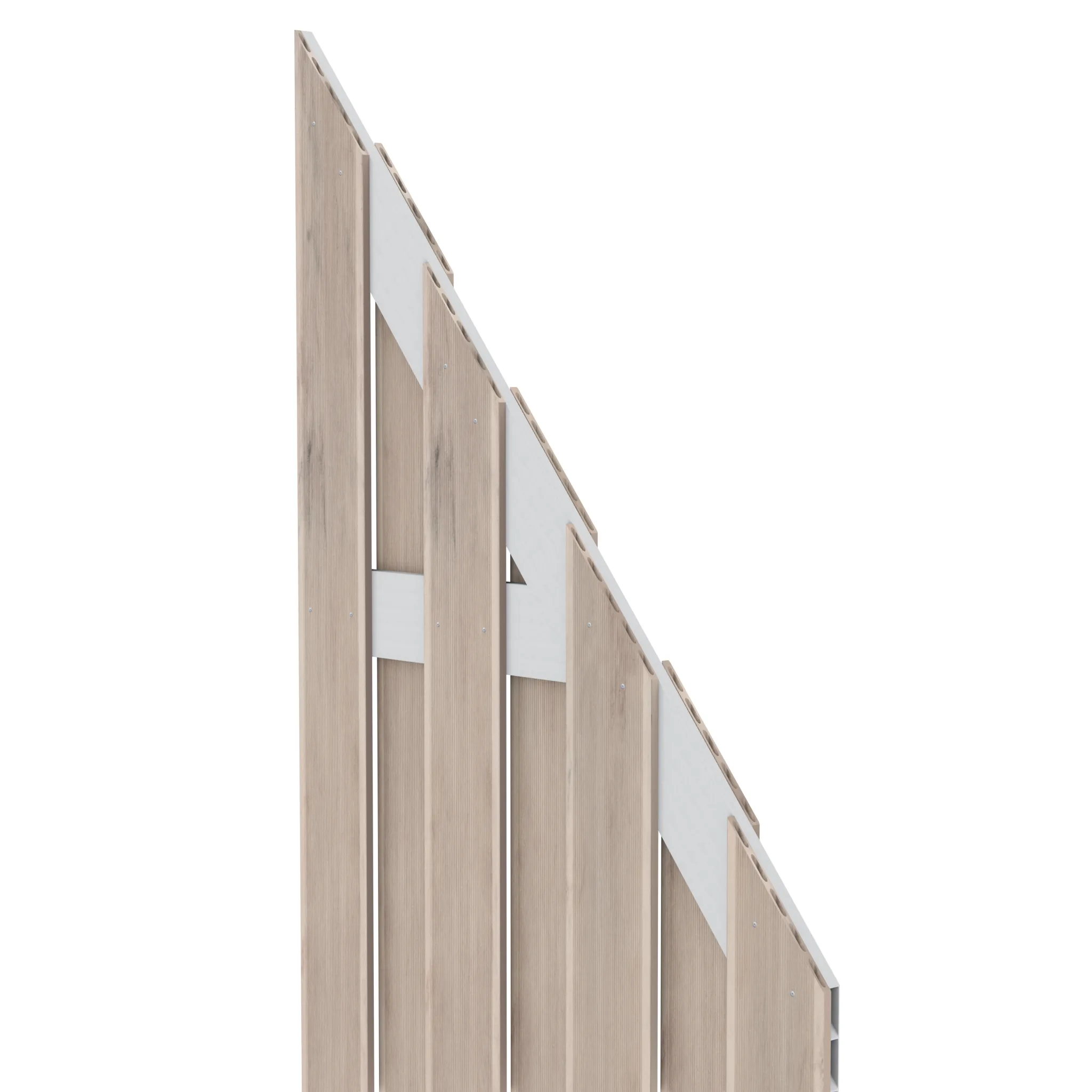 Sichtblende Jumbo WPC 74 x 179/90cm