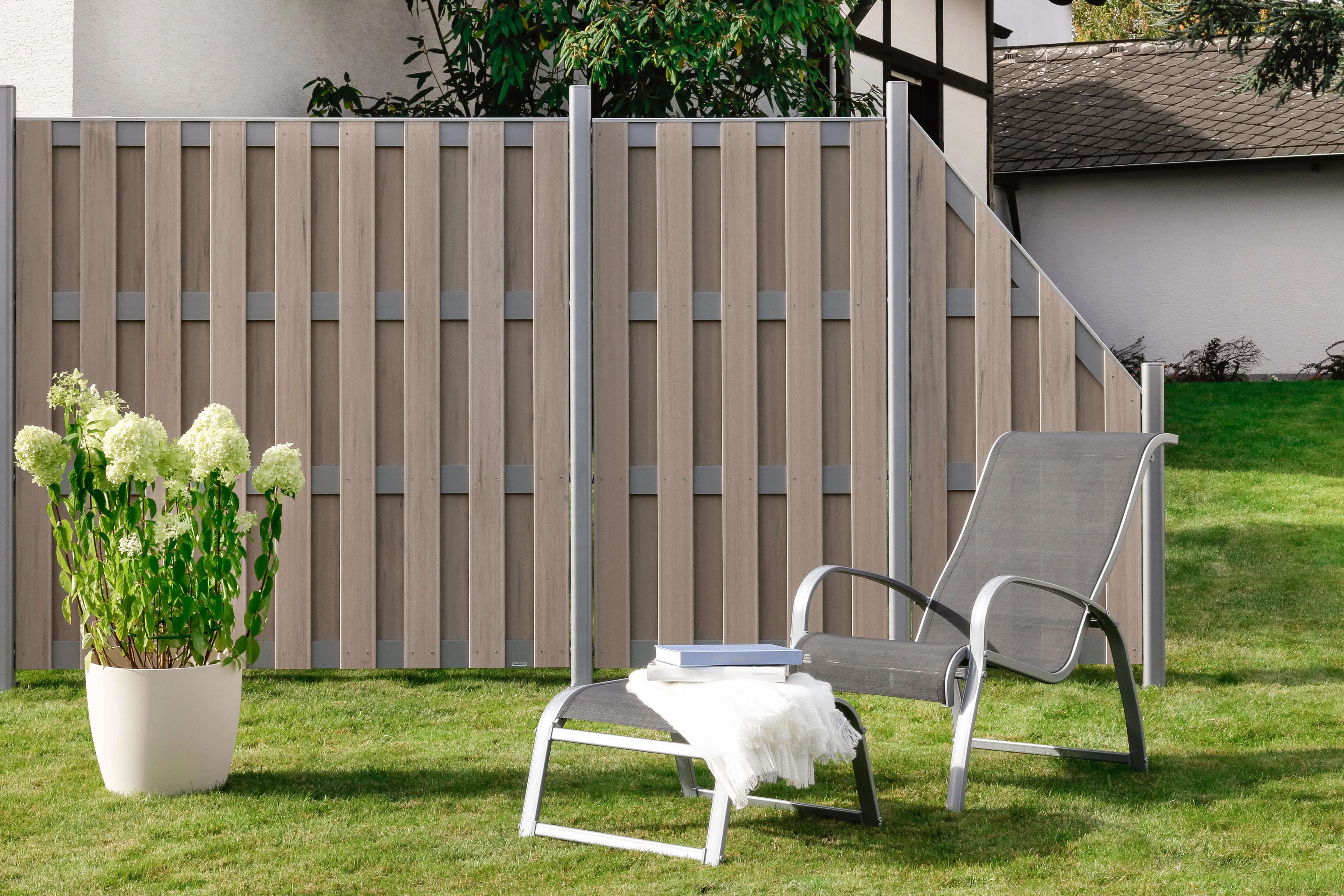 Sichtblende Jumbo WPC 74 x 179/90cm