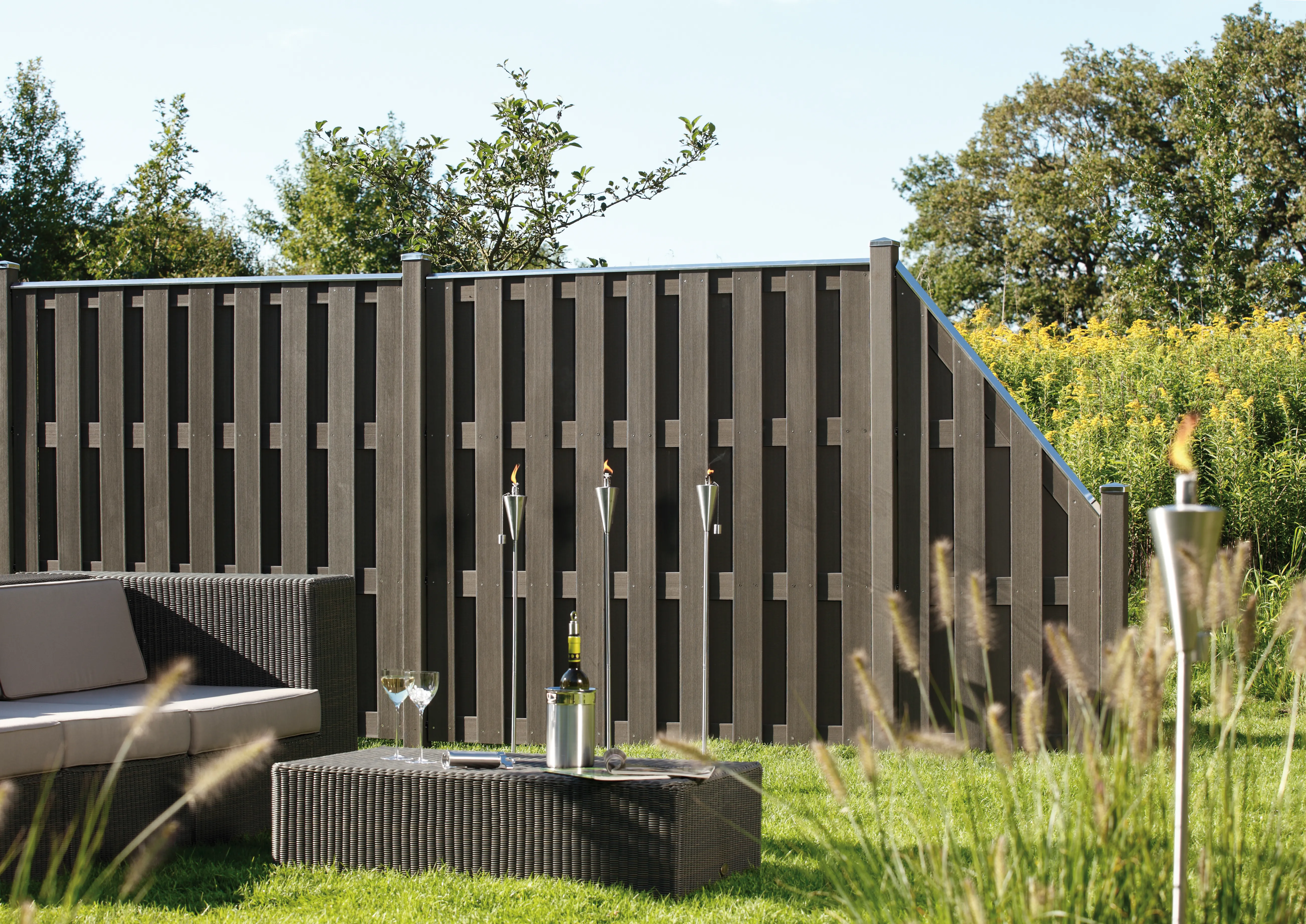 Sichtblende Jumbo WPC 179 x 179cm