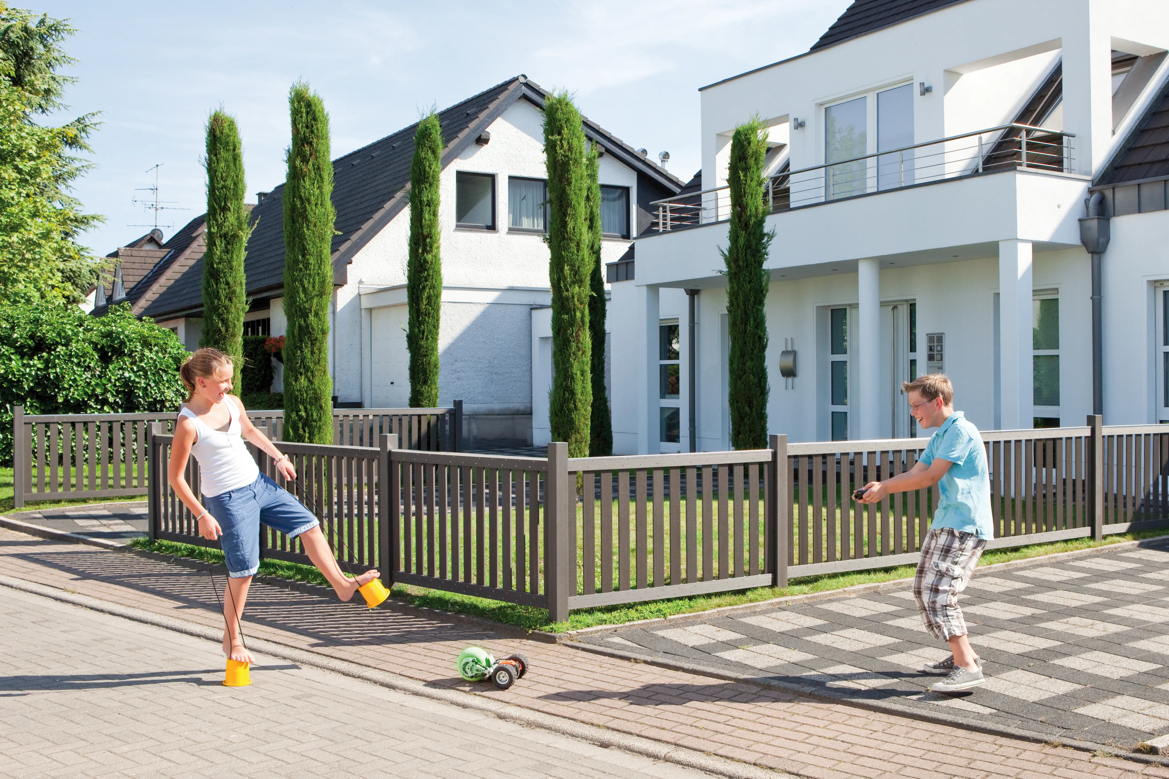 Vorgartenzaun Raja WPC 149 x 85cm