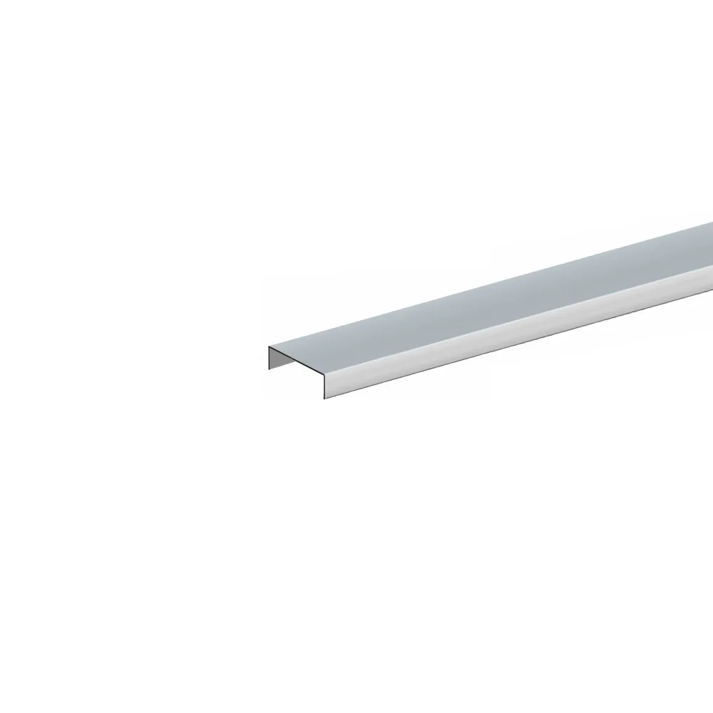Aufsatzleiste Aluminium schmal