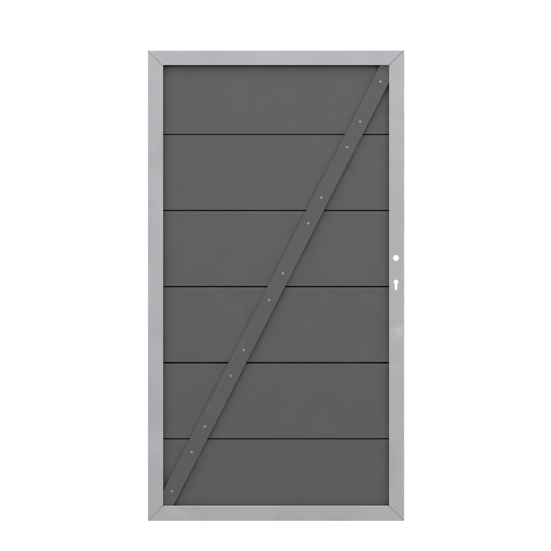 Gartentor Design WPC Alu 98x180 cm