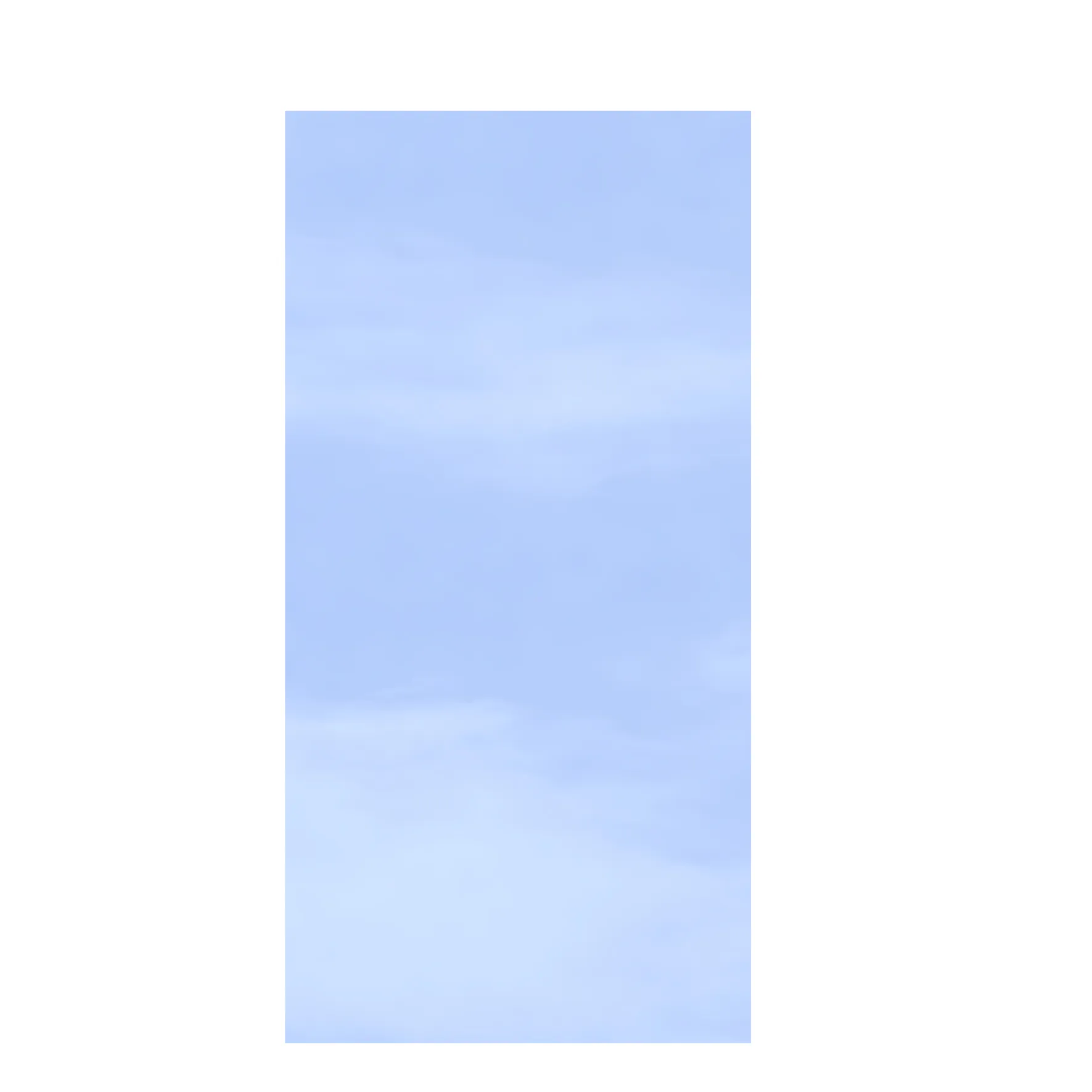 Glaselement Klar Rechteck 90 x 180cm