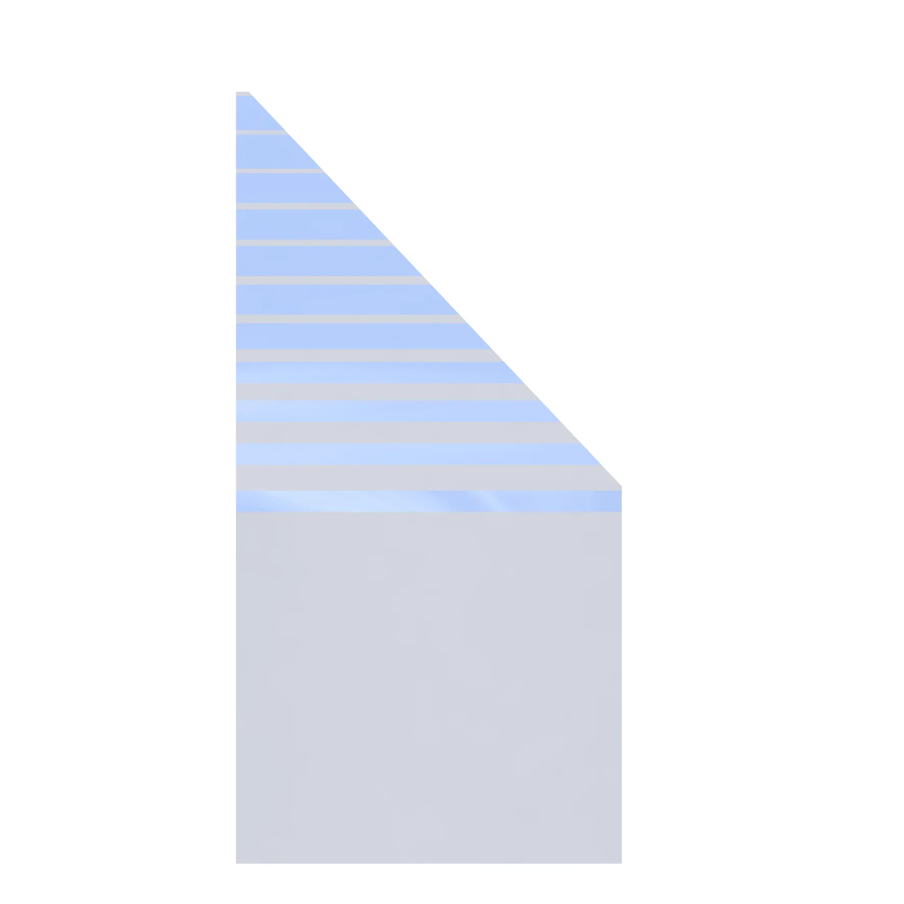 Glaselement Beta Abschluss rechts