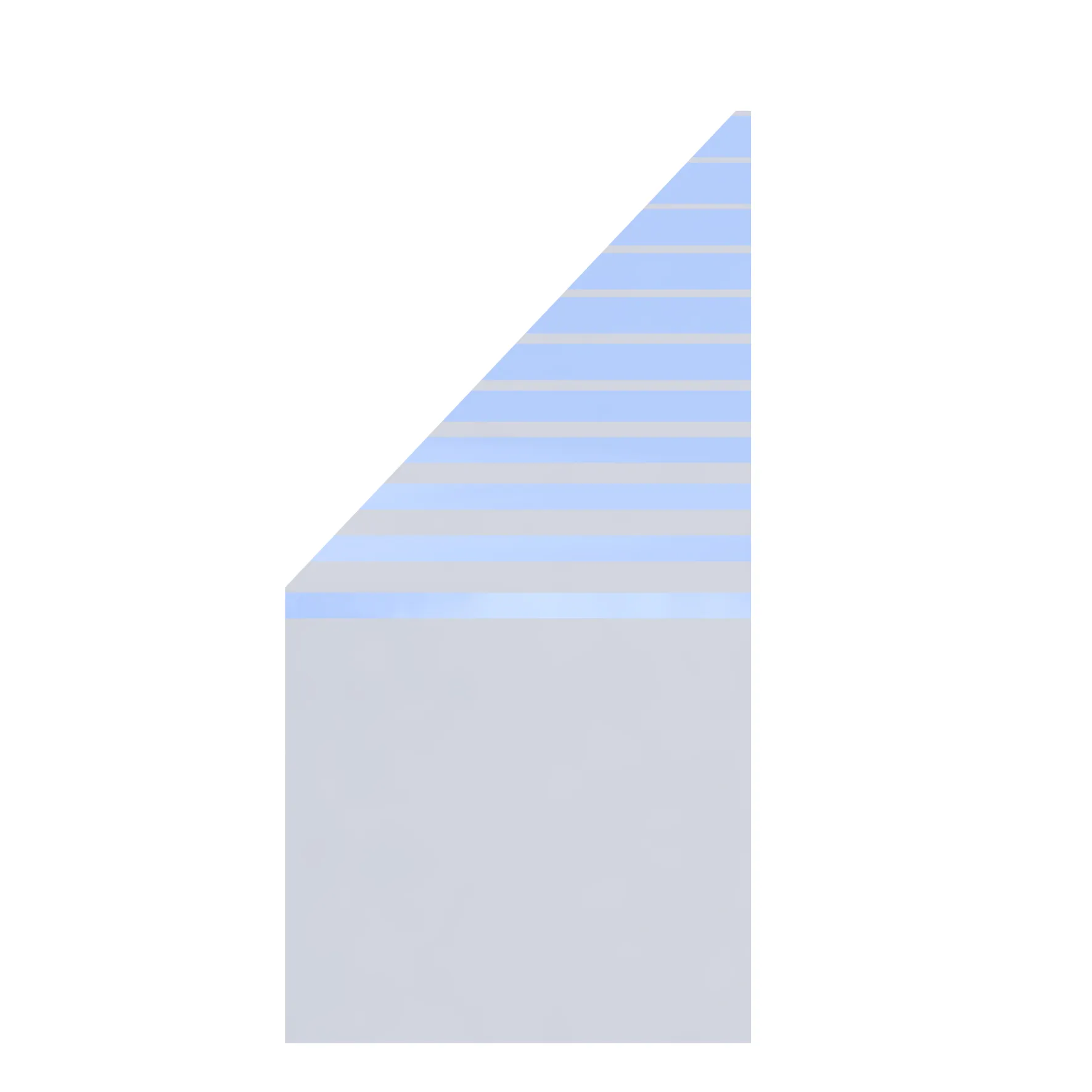 Glaselement Beta Abschluss links