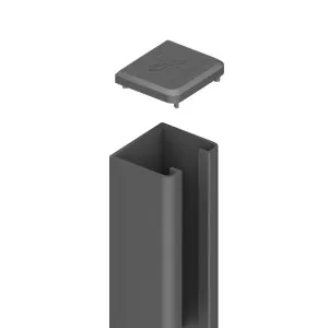 U-Montageprofil 4 x 3,5 cm  105 cm lang