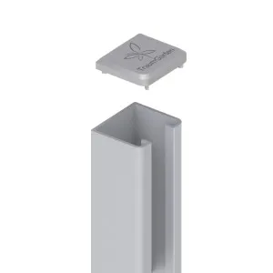 U-Montageprofil 4 x 3,5 cm  105 cm lang