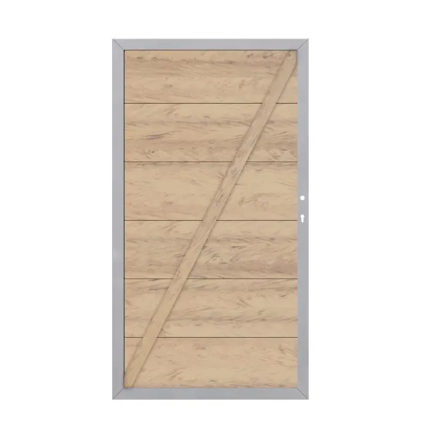 Gartentor Design WPC Alu 98 x 180cm