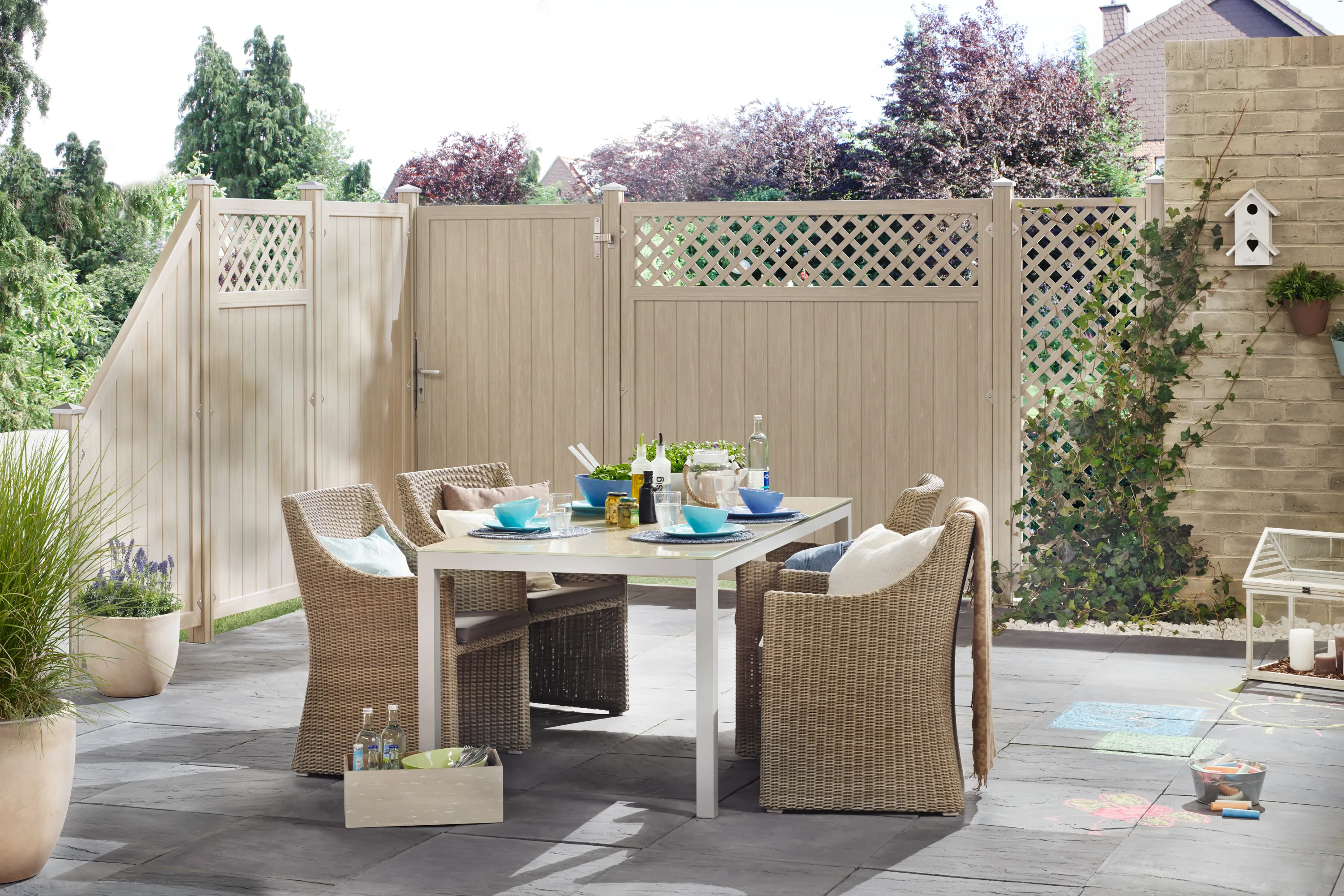 Sichtblende Longlife Riva 90 x 180/90cm