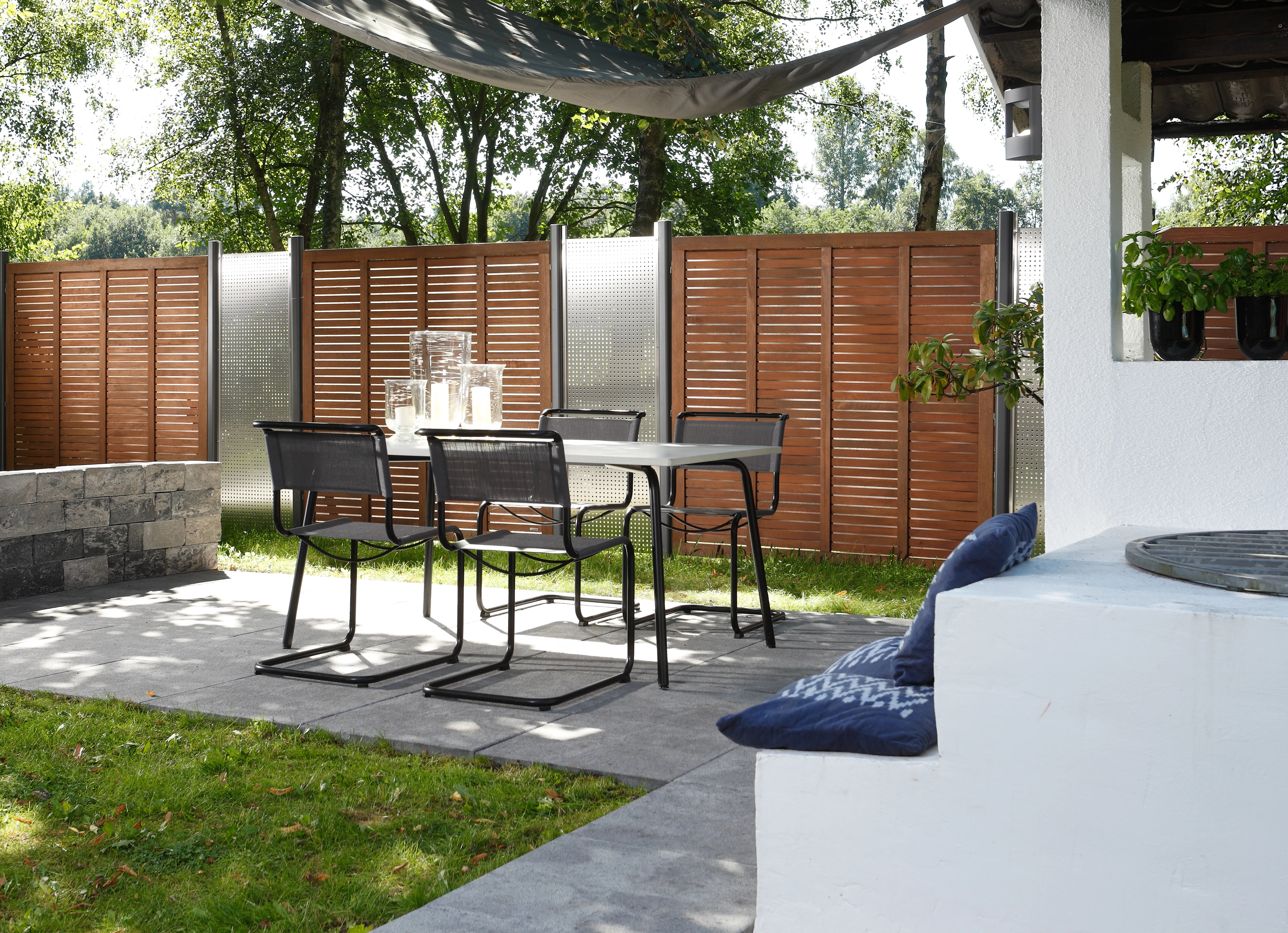 Sichtblende System Gitter Gamma 60x180cm