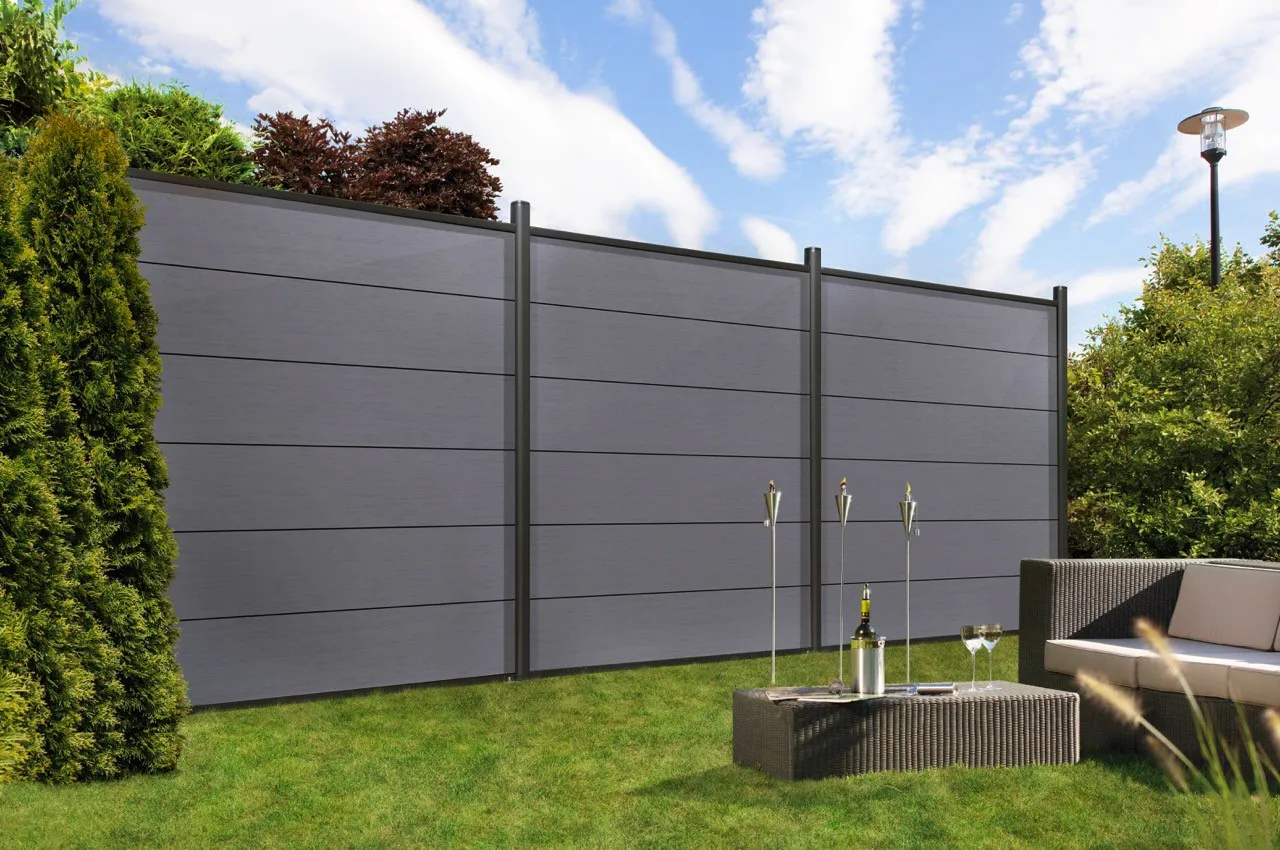 Sichtblende System WPC XL  178 x 183cm