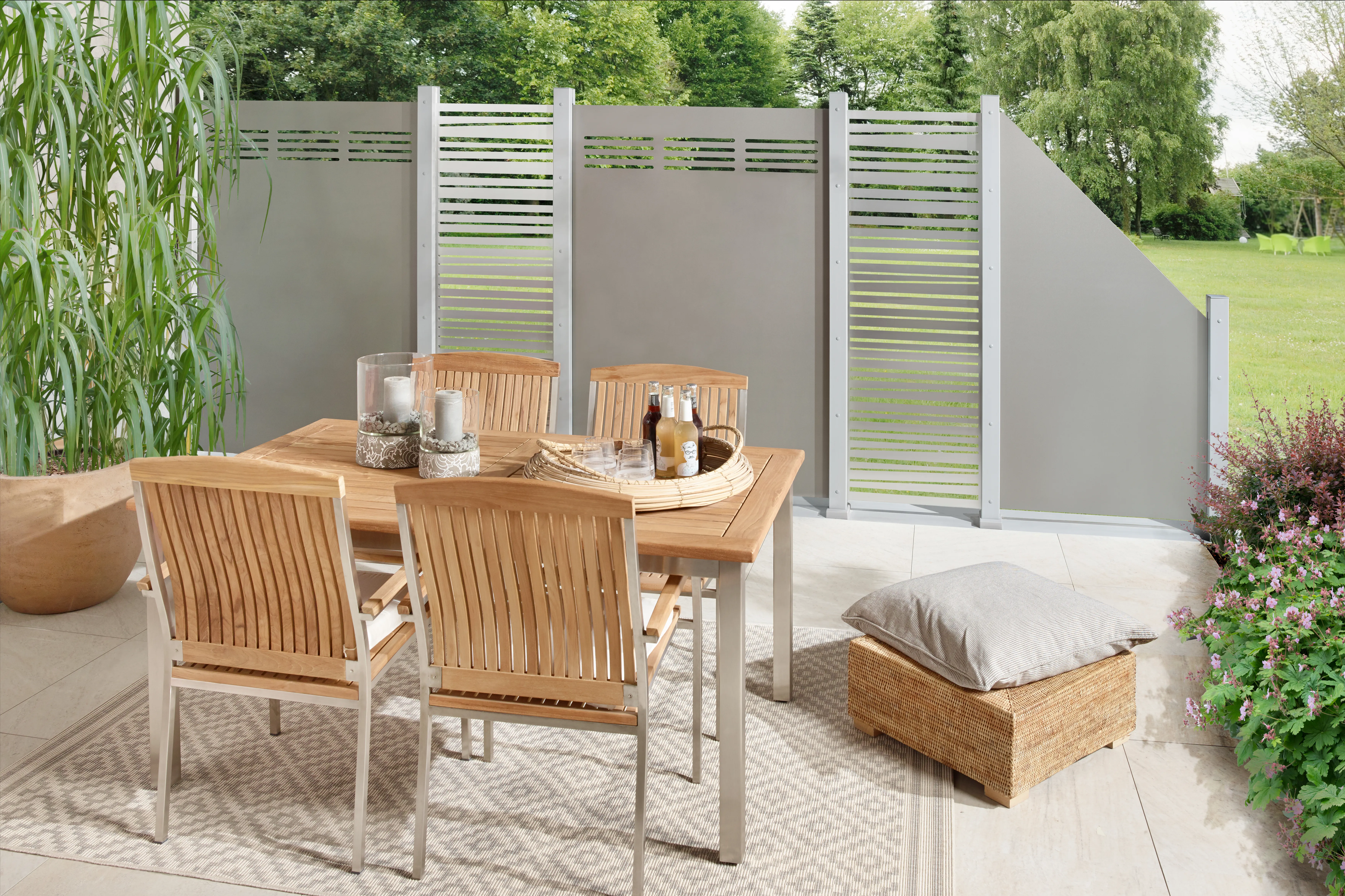 Sichtblende Board-Element 90 x 180/90cm