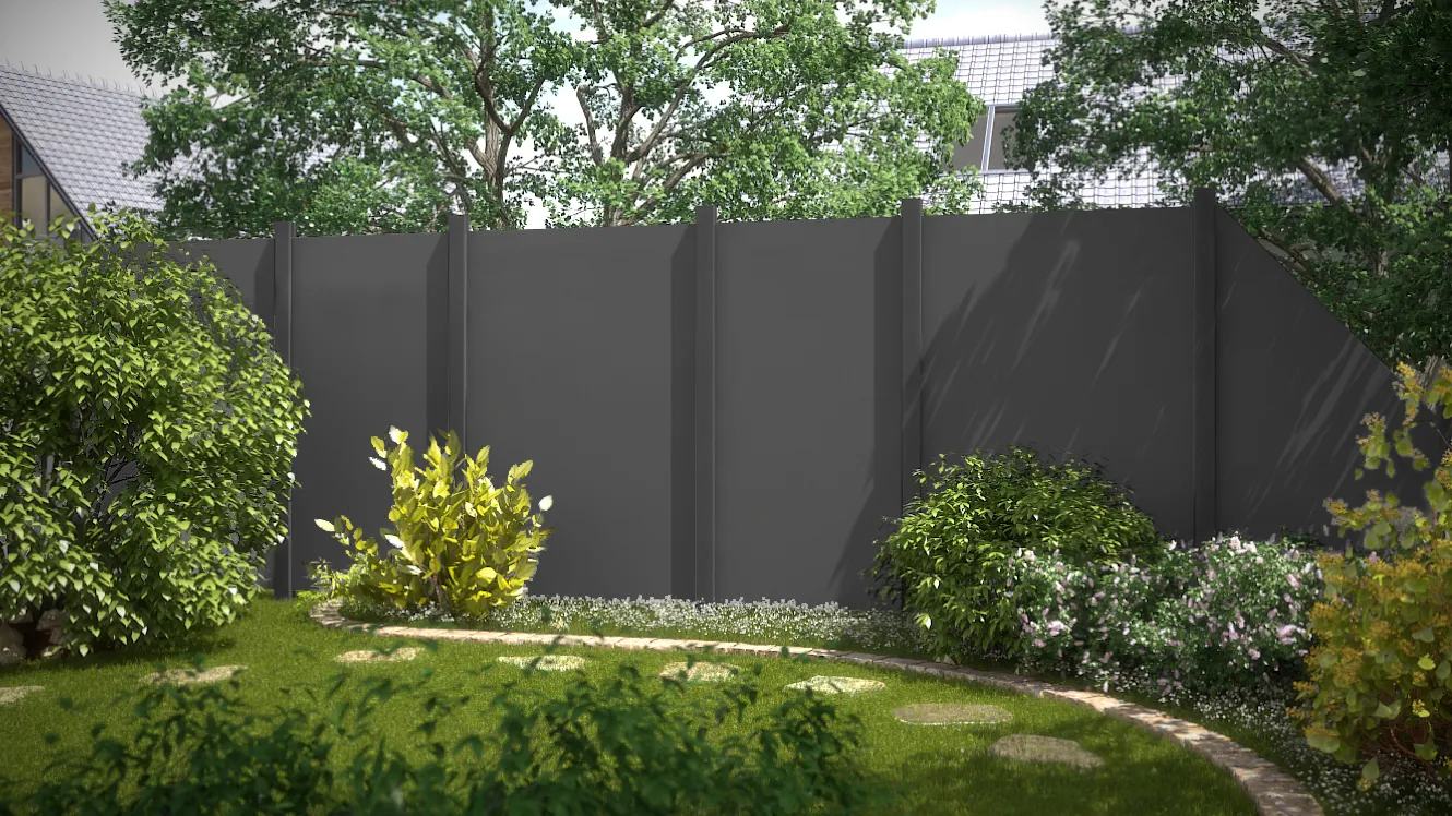 Sichtblende Board-Element 90 x 180cm