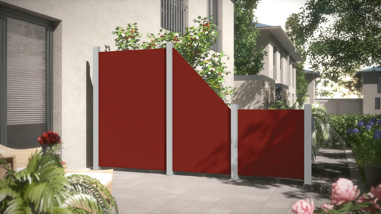 Sichtblende Board-Element 90 x 90cm