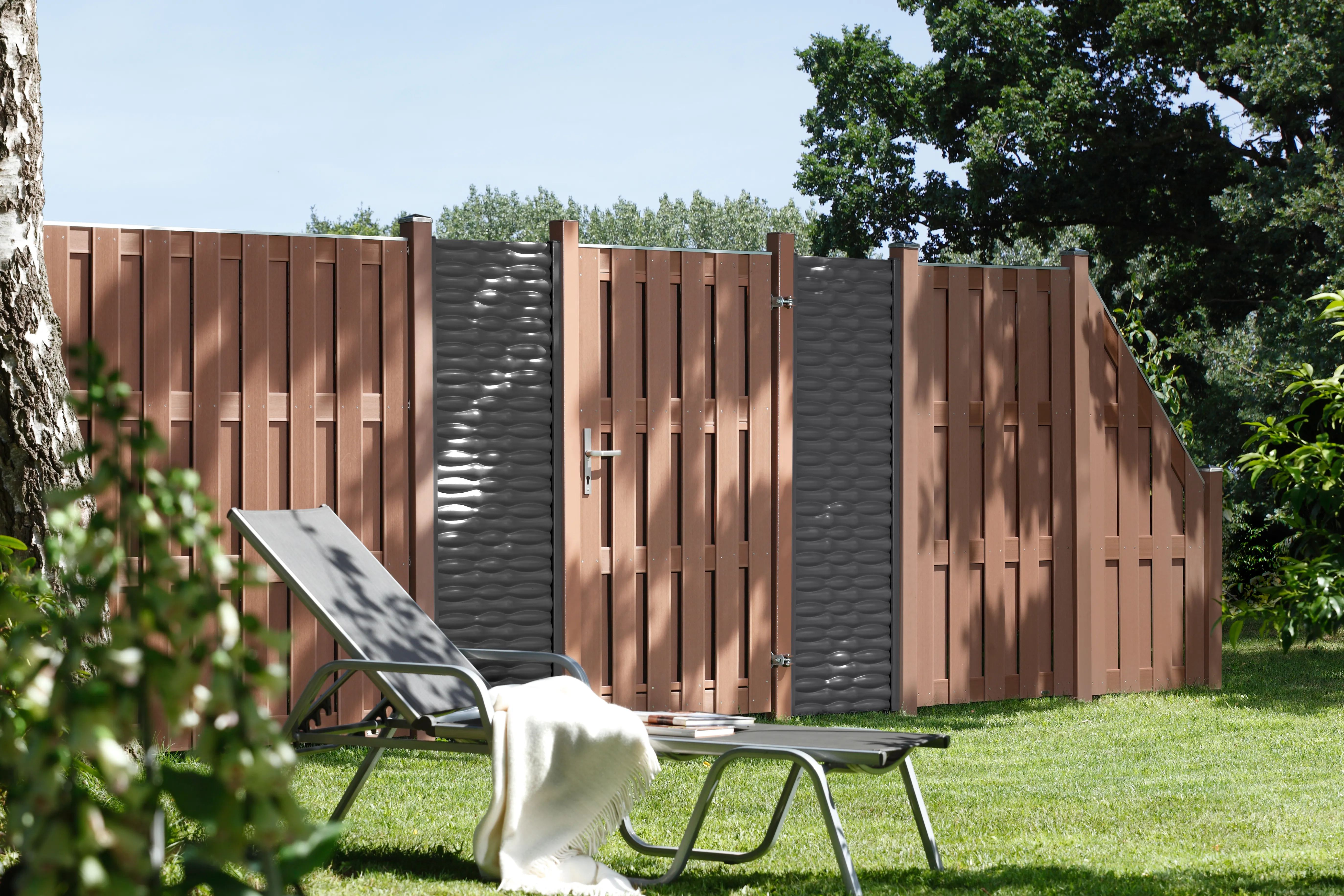 Sichtblende Flow Rechteck 60 x 180cm